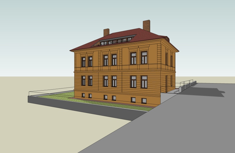 REKONSTRUKCE A PODKROVNÍ BYT DOMU V DOBŘICHOVICÍCH-2